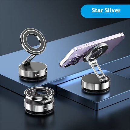 Magnetic Car Phone Holder – Strong 360° Rotating Ring Mount for All Phones