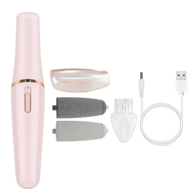 Electric Foot File - USB Rechargeable Callus Remover & Dead Skin Exfoliator