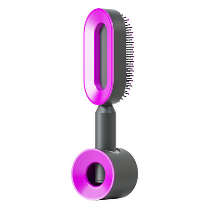 Self-Cleaning Hair Brush - Anti-Static Scalp Massage Comb