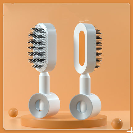 Self-Cleaning Hair Brush - Anti-Static Scalp Massage Comb