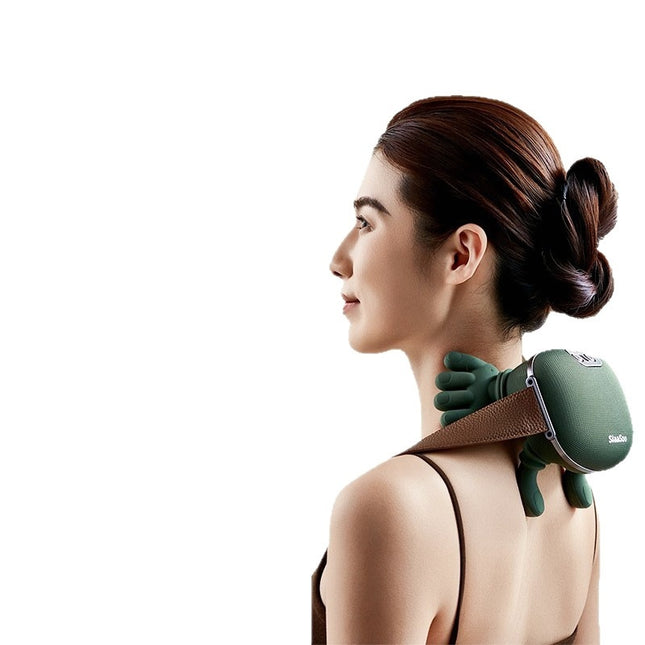 Electric Neck & Shoulder Massager - Wireless 4D Kneading with Heat
