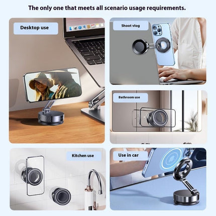 Magnetic Car Phone Holder – Strong 360° Rotating Ring Mount for All Phones