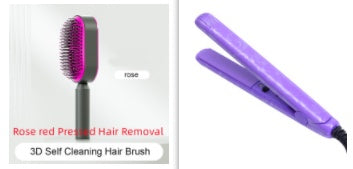 Self-Cleaning Hair Brush - Anti-Static Scalp Massage Comb
