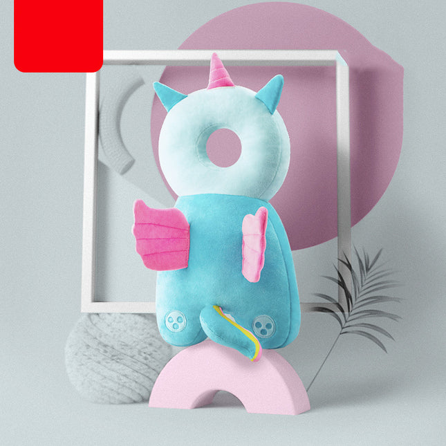 Baby Head Protector Pillow | Cute Animal Backpack Cushion for Toddlers 1-3 Years