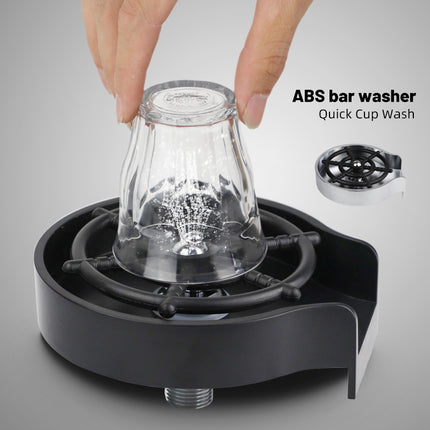 Automatic Cup Washer - High-Pressure Sink Spray for Bar & Kitchen