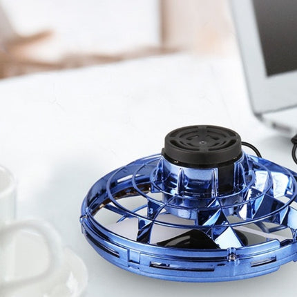 LED Flying Spinner Toy - UFO Gyro Drone for Kids