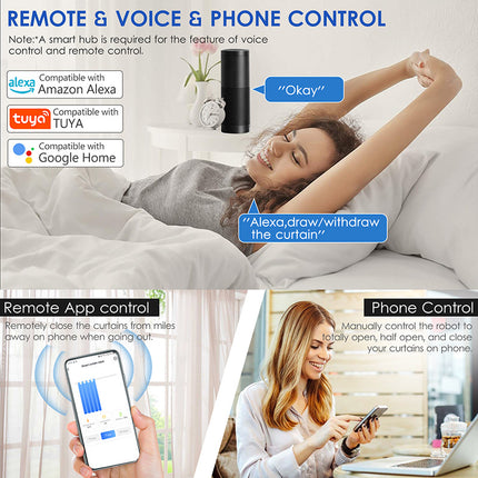 Smart Electric Curtain Motor - WiFi Automatic Curtain Robot