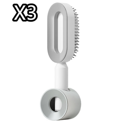 Self-Cleaning Hair Brush - Anti-Static Scalp Massage Comb