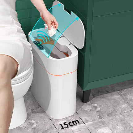 Smart Touchless Trash Can - Automatic Motion Sensor Lid, 11-24L Capacity