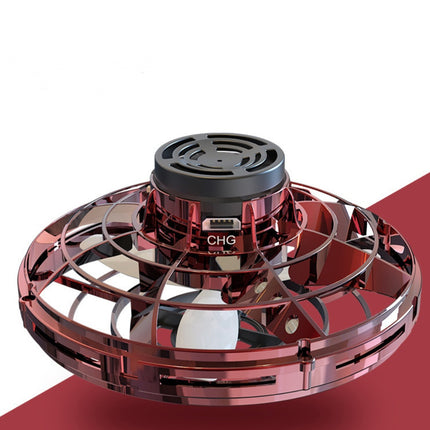 LED Flying Spinner Toy - UFO Gyro Drone for Kids