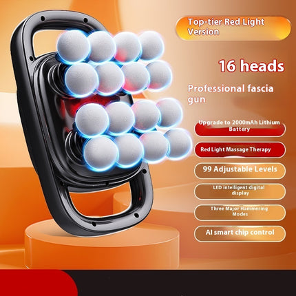 Electric Massage Gun - 16-Head Deep Tissue Massager
