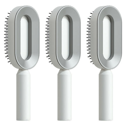Self-Cleaning Hair Brush - Anti-Static Scalp Massage Comb
