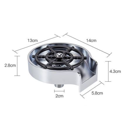 Automatic Cup Washer - High-Pressure Sink Spray for Bar & Kitchen
