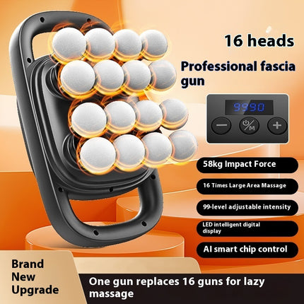 Electric Massage Gun - 16-Head Deep Tissue Massager
