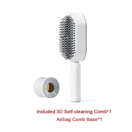 Self-Cleaning Hair Brush - Anti-Static Scalp Massage Comb