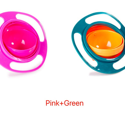 360 Rotate Universal Spill-proof Bowl Dishes
