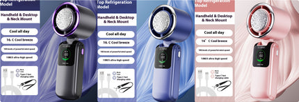 Portable Handheld Fan - Ice Pack Cooling Mini Fan