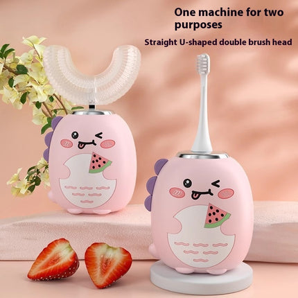 Kids U-Shaped Electric Toothbrush - Rechargeable Ultrasonic Toothbrush for Children