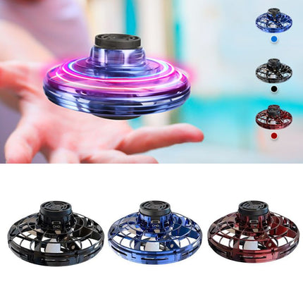 LED Flying Spinner Toy - UFO Gyro Drone for Kids