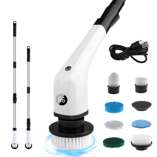 7-in-1 Electric Cleaning Brush - Multi-Functional Power Scrubber