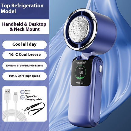 Portable Handheld Fan - Ice Pack Cooling Mini Fan
