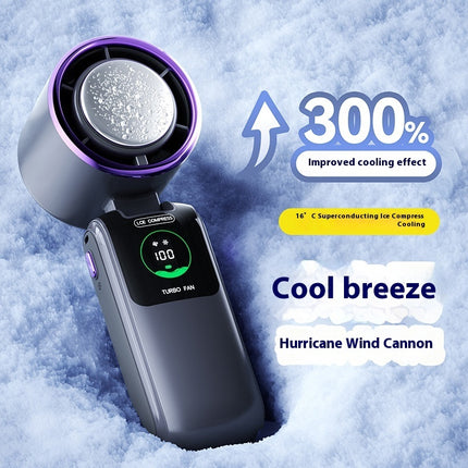 Portable Handheld Fan - Ice Pack Cooling Mini Fan