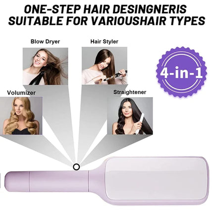 Self-Cleaning Anti-Static Hair Brush - Massage Detangling Comb