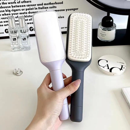 Self-Cleaning Anti-Static Hair Brush - Massage Detangling Comb