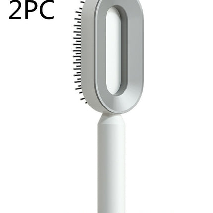 Self-Cleaning Hair Brush - Anti-Static Scalp Massage Comb