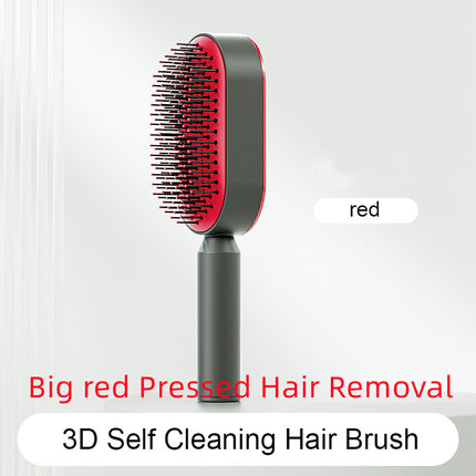 Self-Cleaning Hair Brush - Anti-Static Scalp Massage Comb