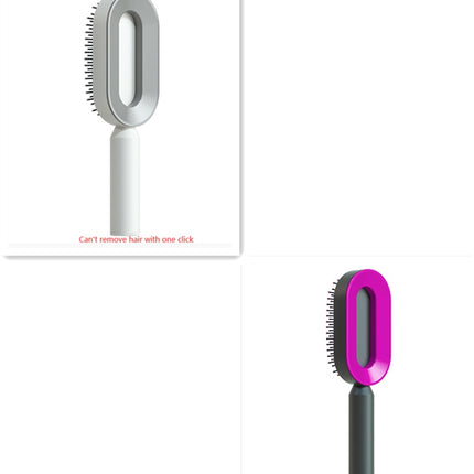 Self-Cleaning Hair Brush - Anti-Static Scalp Massage Comb