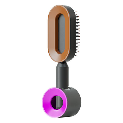 Self-Cleaning Hair Brush - Anti-Static Scalp Massage Comb