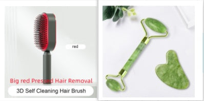 Self-Cleaning Hair Brush - Anti-Static Scalp Massage Comb