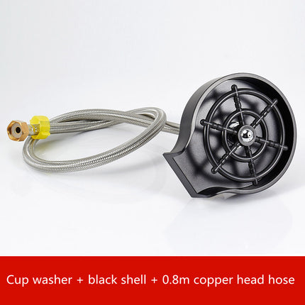 Automatic Cup Washer - High-Pressure Sink Spray for Bar & Kitchen