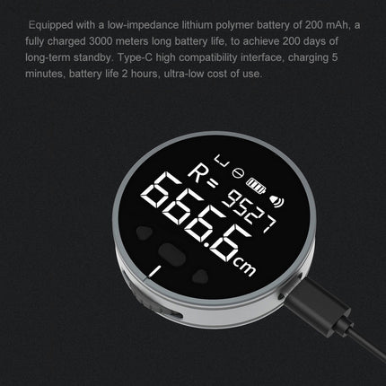 Digital Measuring Tape - Electronic Distance Ruler with LCD Display
