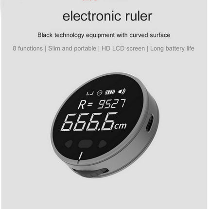 Digital Measuring Tape - Electronic Distance Ruler with LCD Display